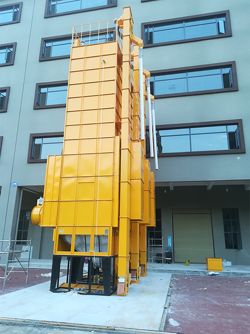 移動式糧食烘干機的結(jié)構(gòu)和連接方式